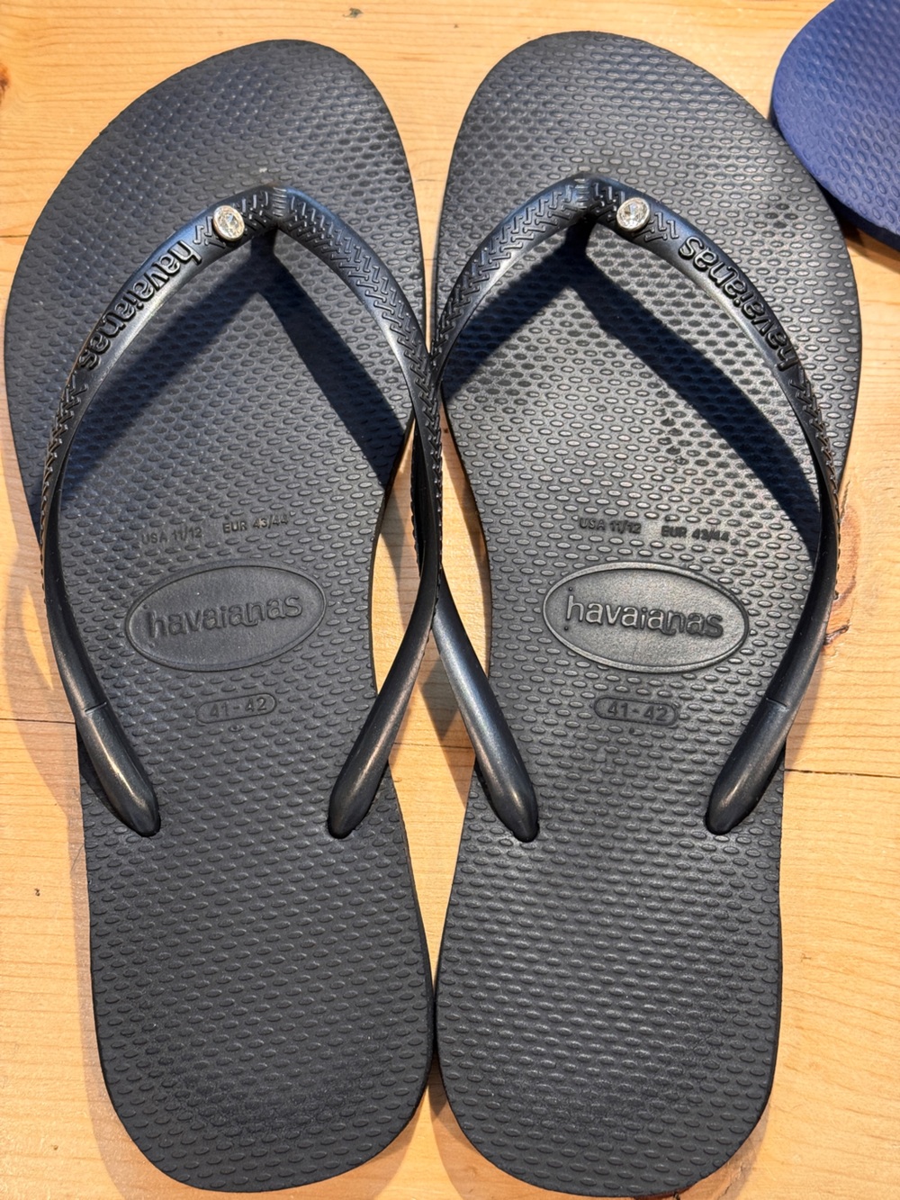 Havaianas Slim Crystal SW II Women Size 9/10 US or 41/42 EU Beach